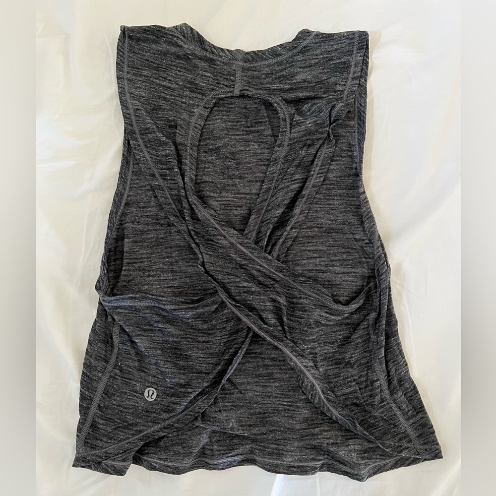 2 TOPS FOR $40: Lululemon Crossback Flowy Tank - Picture 4 of 4